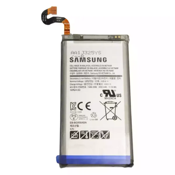 بطارية الهاتف الذكي EB-BG950ABE,EB-BG950ABA ينطبق على Samsung Galaxy S8,G950,G9500,G9508