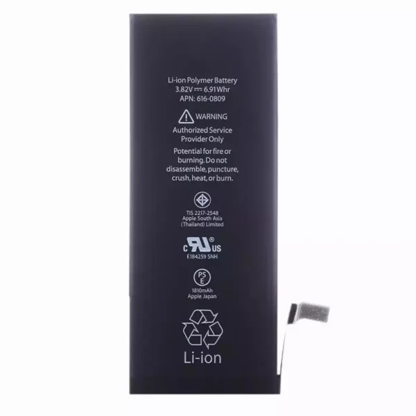 بطارية الهاتف الذكي 616-0805,616-0809 ينطبق على iphone 6