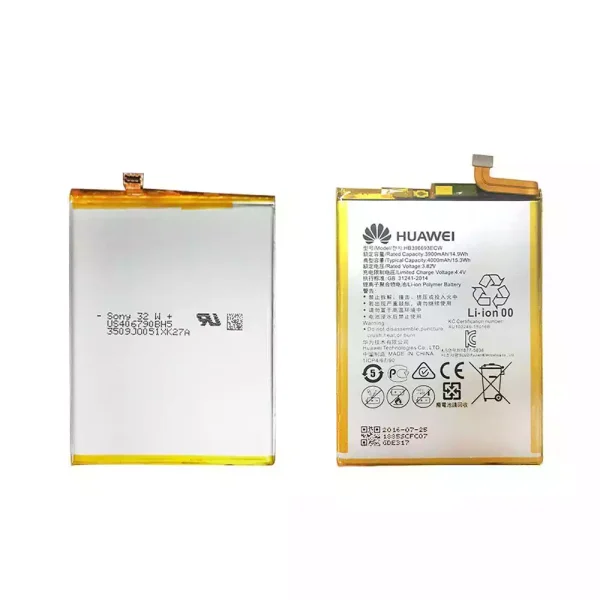 ⁦بطارية الهاتف الذكي HB396693ECW ينطبق على Huawei Mate 8⁩ - الصورة ⁦2⁩