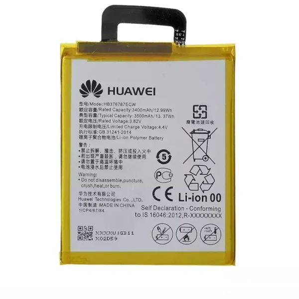 بطارية الهاتف الذكي HB376787ECW ينطبق على Huawei Honor V8