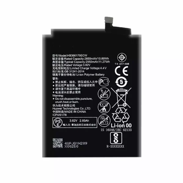 بطارية الهاتف الذكي HB366179ECE ينطبق على Huawei Nova 2