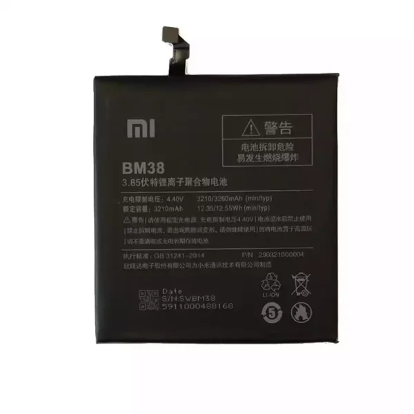 بطارية الهاتف الذكي BM38 ينطبق على Xiaomi Mi 4s