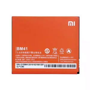 بطارية الهاتف الذكي BM41 ينطبق على Xiaomi Redmi 1S Hongmi 1S