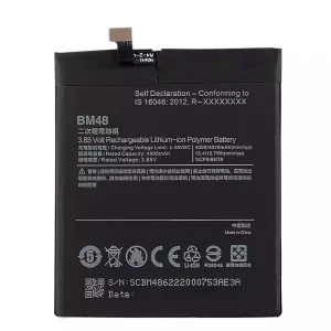 بطارية الهاتف الذكي BM48 ينطبق على Xiaomi Mi Note 2