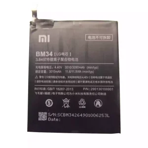 بطارية الهاتف الذكي BM34 ينطبق على Xiaomi Mi Note Pro