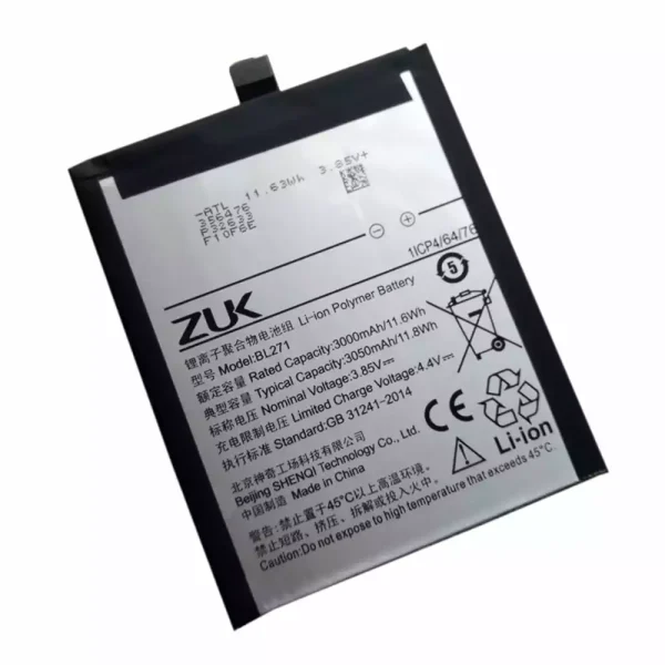 بطارية الهاتف الذكي BL271 ينطبق على LENOVO ZUK Edge