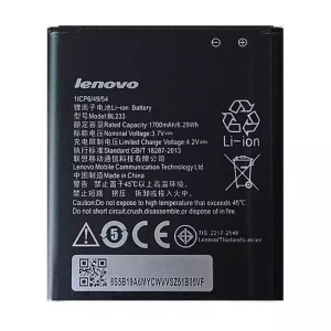 بطارية الهاتف الذكي BL233 ينطبق على LENOVO A2800-D,A3600-D,A3800-D