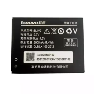 بطارية الهاتف الذكي BL192 ينطبق على LENOVO A505E,A560,A680,A590,A338T,A750,A388T