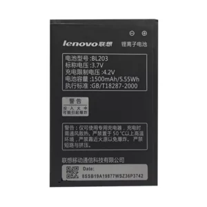 بطارية الهاتف الذكي BL203 ينطبق على LENOVO A278T,A365E,A238T,A396,A385,A318T,A320t