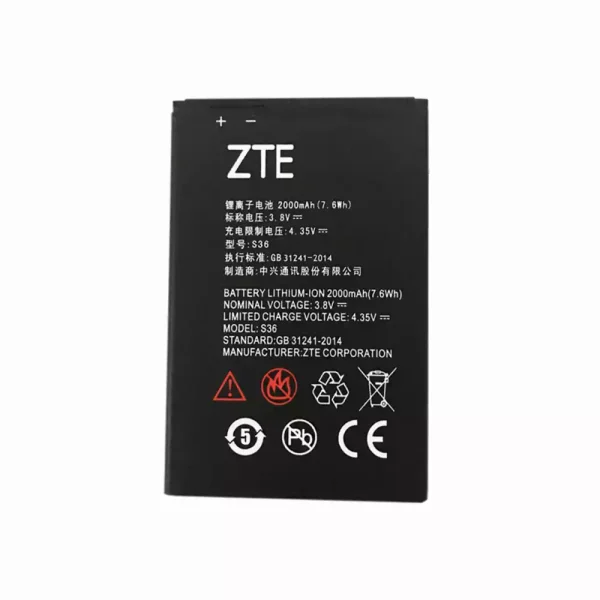 بطارية الهاتف الذكي S36 ينطبق على ZTE