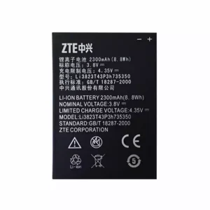 بطارية الهاتف الذكي Li3823t43p3h735350 ينطبق على ZTE Q802t,v975,N986,Q801L,Q801U,u988s,n986
