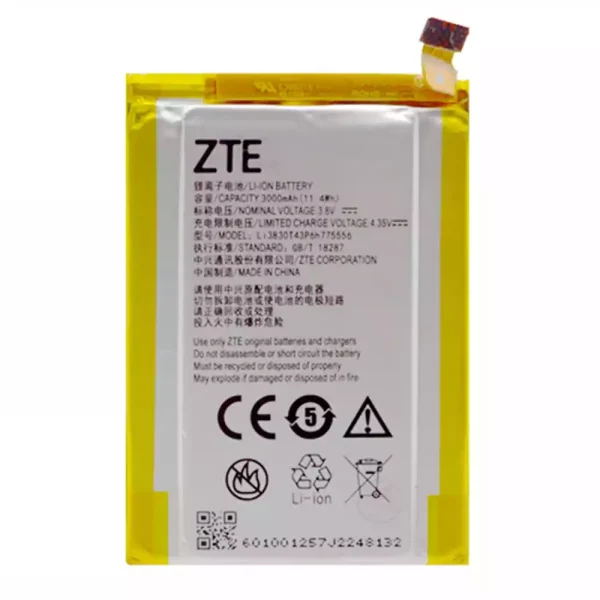 بطارية الهاتف الذكي Li3830T43P6h775556 ينطبق على ZTE Axon A2015