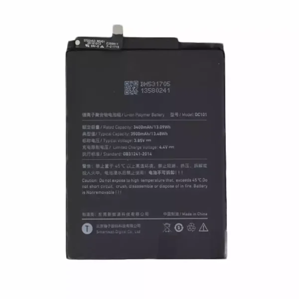 بطارية الهاتف الذكي DC101 ينطبق على Smartisan Pro,Pro 2