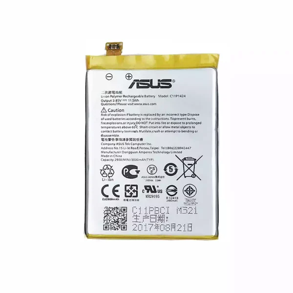 بطارية الهاتف الذكي C11P1424 ينطبق على ASUS ZenFone 2
