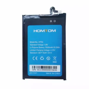 بطارية الهاتف الذكي ينطبق على HOMTOM HT50