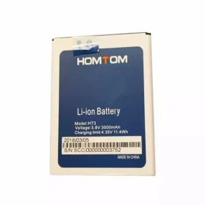 بطارية الهاتف الذكي ينطبق على HOMTOM HT3