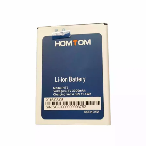 بطارية الهاتف الذكي ينطبق على HOMTOM HT3