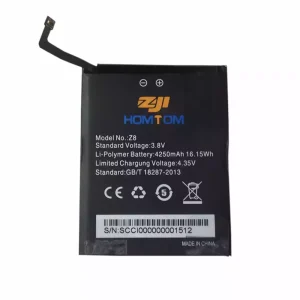 بطارية الهاتف الذكي ينطبق على HOMTOM ZOJI Z8