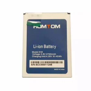 بطارية الهاتف الذكي ينطبق على HOMTOM S12