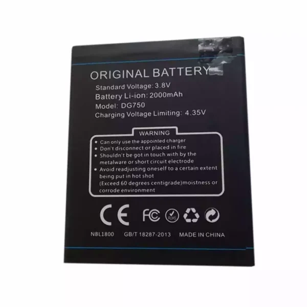 بطارية الهاتف الذكي ينطبق على DOOGEE DG750
