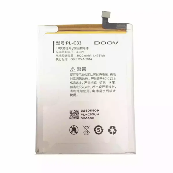 بطارية الهاتف الذكي PL-C33 ينطبق على DOOV A11