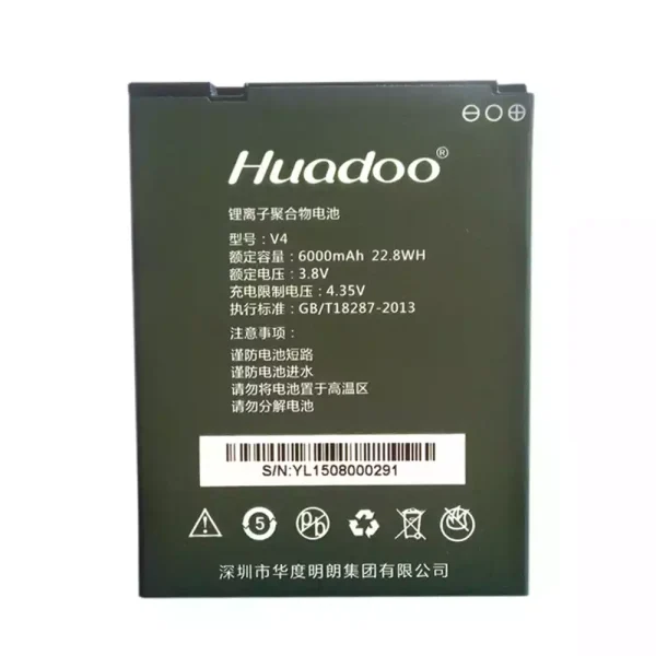 بطارية الهاتف الذكي ينطبق على Huadoo V4