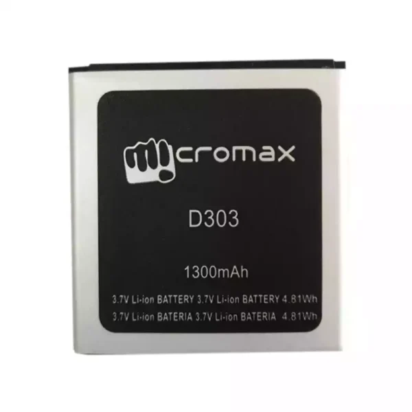 بطارية الهاتف الذكي ينطبق على Micromax D303