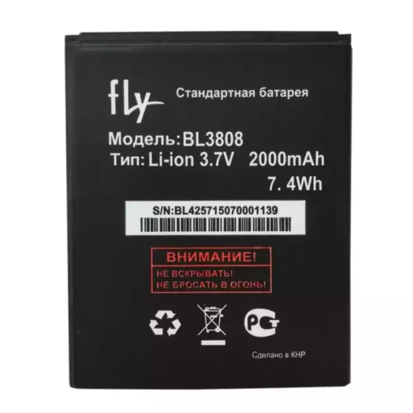 بطارية الهاتف الذكي BL3808 ينطبق على FLY IQ456