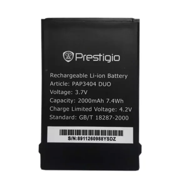 بطارية الهاتف الذكي ينطبق على Prestigio PSP3404 DUO