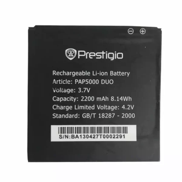 بطارية الهاتف الذكي ينطبق على Prestigio PAP5000 DUO