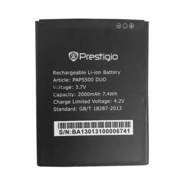 بطارية الهاتف الذكي ينطبق على Prestigio PAP5500 DUO