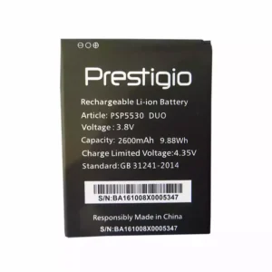 بطارية الهاتف الذكي PSP5530 DUO ينطبق على Prestigio Grace Z5