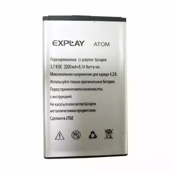 بطارية الهاتف الذكي ينطبق على Explay Atom