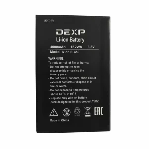 بطارية الهاتف الذكي ينطبق على DEXP Ixion EL450