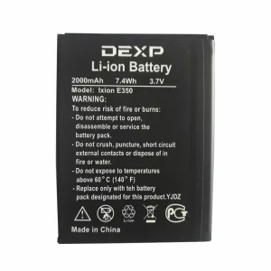 بطارية الهاتف الذكي ينطبق على DEXP Ixion E350