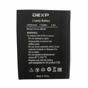 بطارية الهاتف الذكي ينطبق على DEXP Ixion M245