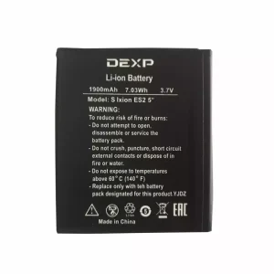 بطارية الهاتف الذكي ينطبق على DEXP Ixion S Ixion X ES2 5''