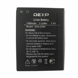 بطارية الهاتف الذكي ينطبق على DEXP Ixion E240