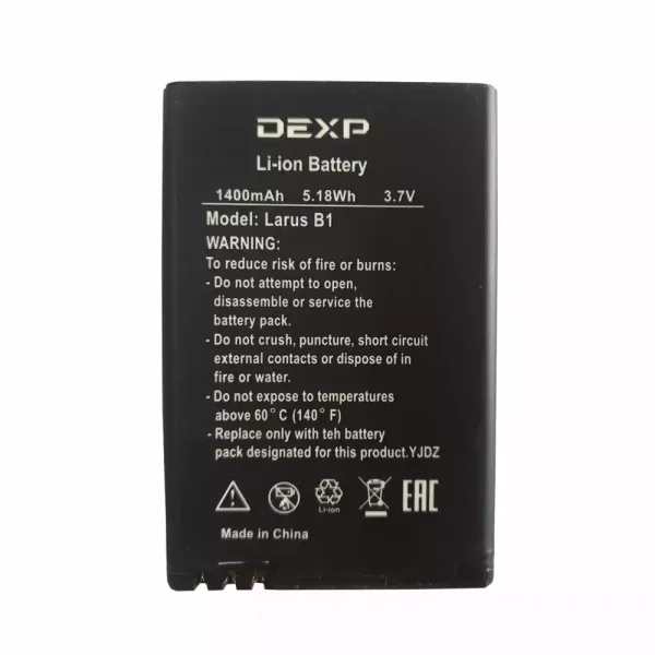 بطارية الهاتف الذكي ينطبق على DEXP Larus B1
