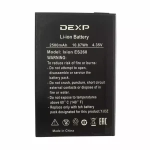 بطارية الهاتف الذكي ينطبق على DEXP Ixion ES260