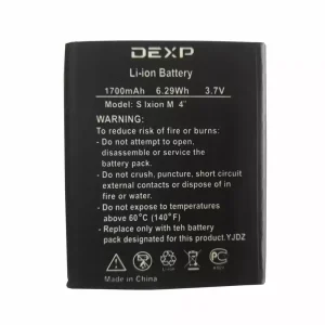 بطارية الهاتف الذكي ينطبق على DEXP S Ixion M 4''