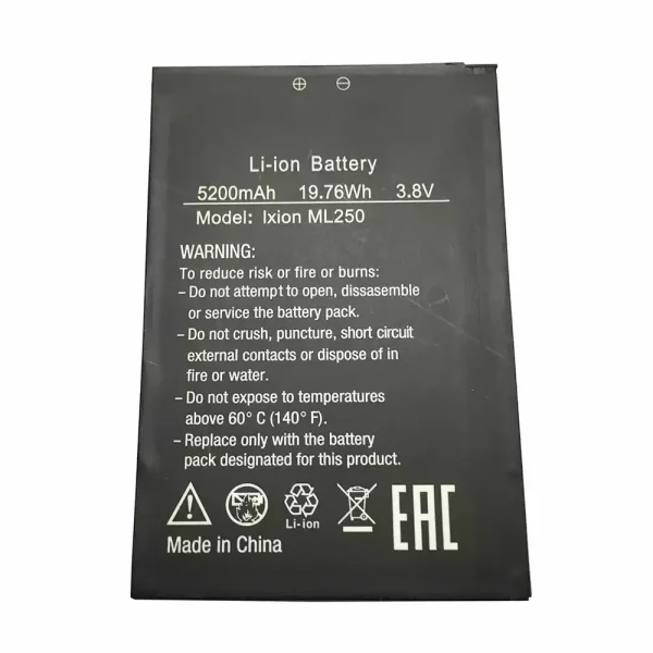 بطارية الهاتف الذكي ينطبق على DEXP Ixion ML250