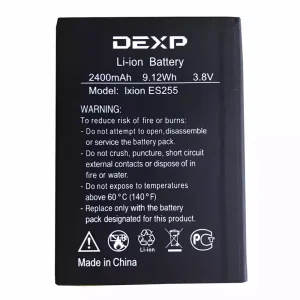 بطارية الهاتف الذكي ينطبق على DEXP Ixion ES255