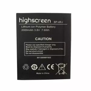 بطارية الهاتف الذكي ينطبق على Highscreen BP-4R-I Prime S