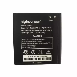 بطارية الهاتف الذكي ينطبق على Highscreen Zera F (Rev.S)