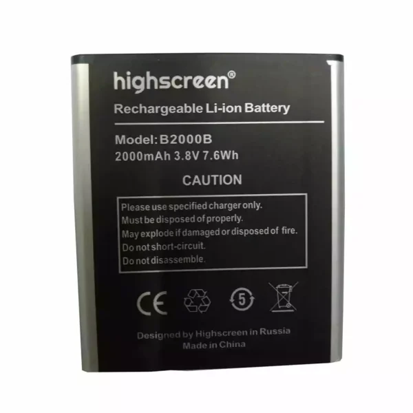 بطارية الهاتف الذكي ينطبق على Highscreen B2000B win