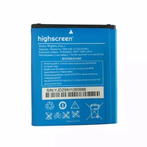 بطارية الهاتف الذكي ينطبق على Highscreen Pure J