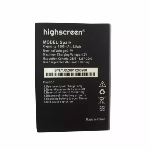 بطارية الهاتف الذكي ينطبق على Highscreen Spark