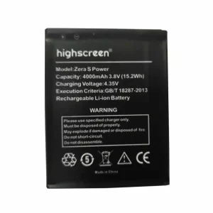 بطارية الهاتف الذكي ينطبق على Highscreen Zera S Power