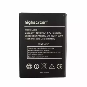 بطارية الهاتف الذكي ينطبق على Highscreen Zera F